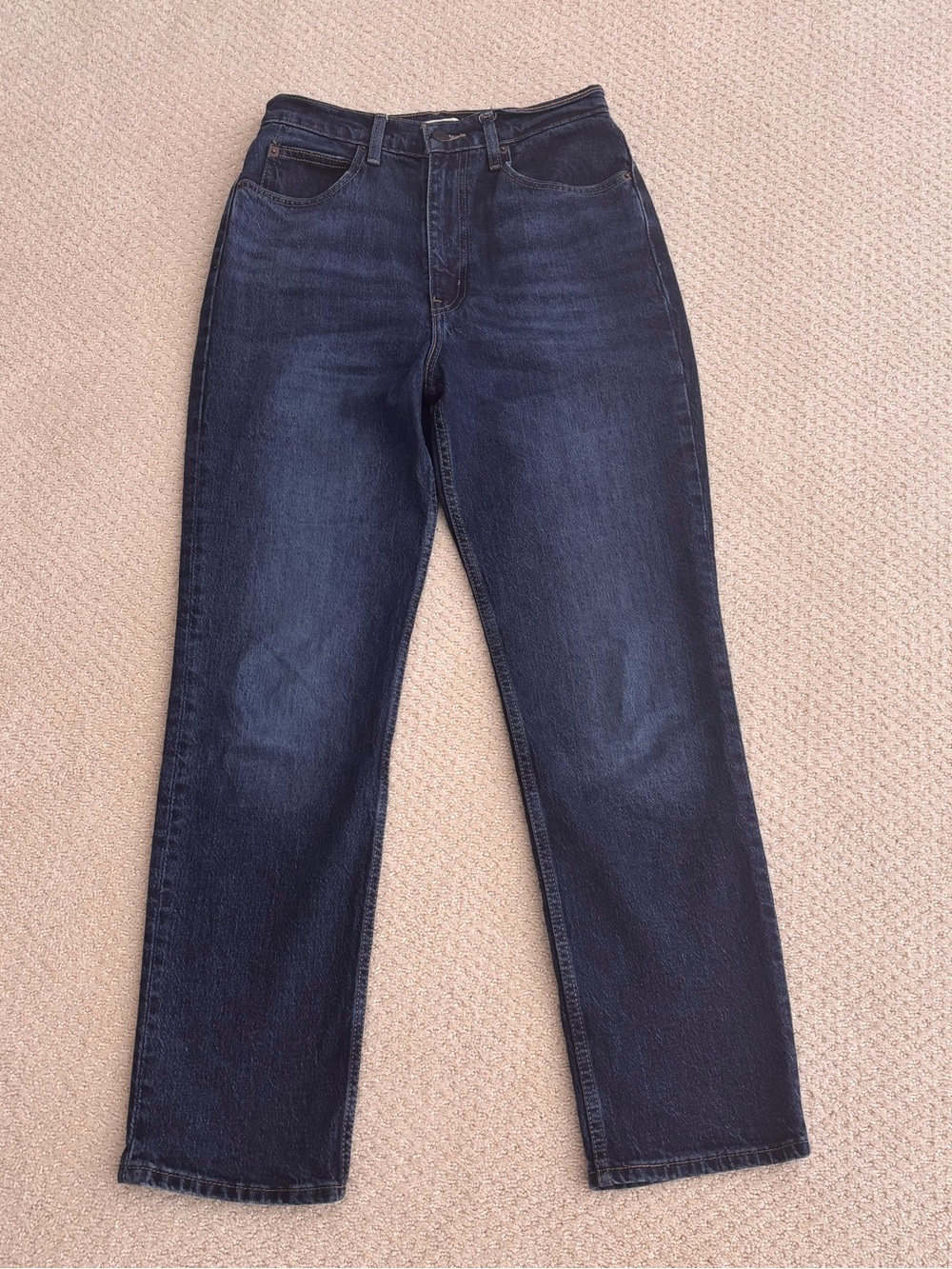 Levi’s 70s High Rise Straight Leg Women's Jeans - Dark Blue